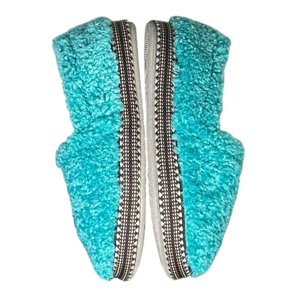 Ariat Snuggle slipper Turquoise casual loungewear slip ons womens XS (5-6) - Picture 7 of 11